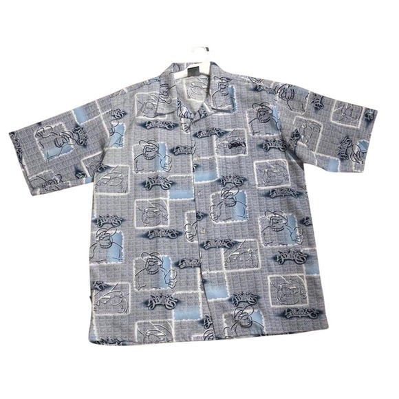 Southpole Other - Vintage Southpole Button‎ Down Shirt Mens XL Blue Y2K Streetwear